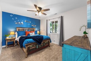 4 chambres, fer et planche à repasser, lit parapluie, Wi-Fi gratuit