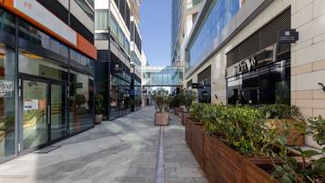 Overnatningsstedets indgangsparti