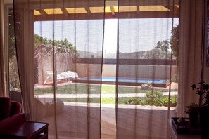 Exclusive-Apartment | Blick auf den Garten