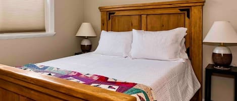 2 slaapkamers, bedden met traagschuimmatrassen