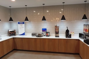 Free daily on-the-go breakfast