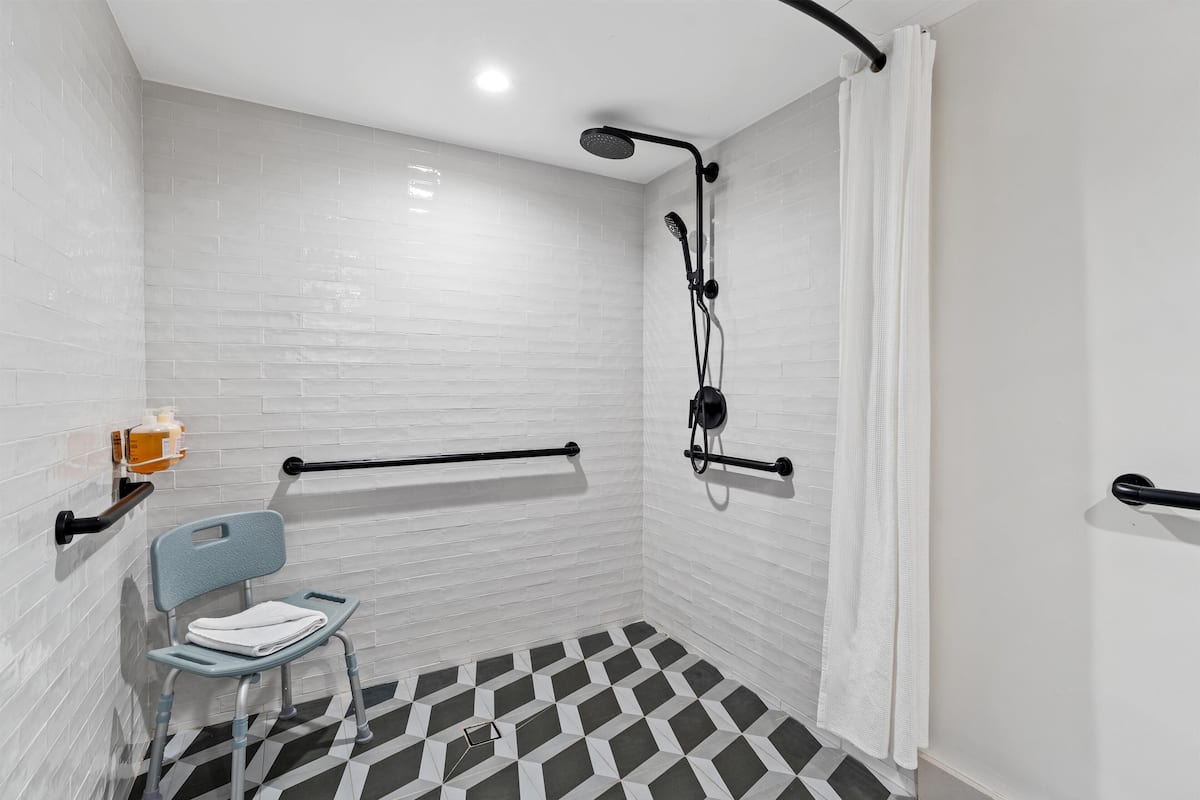 Regadera en el baño