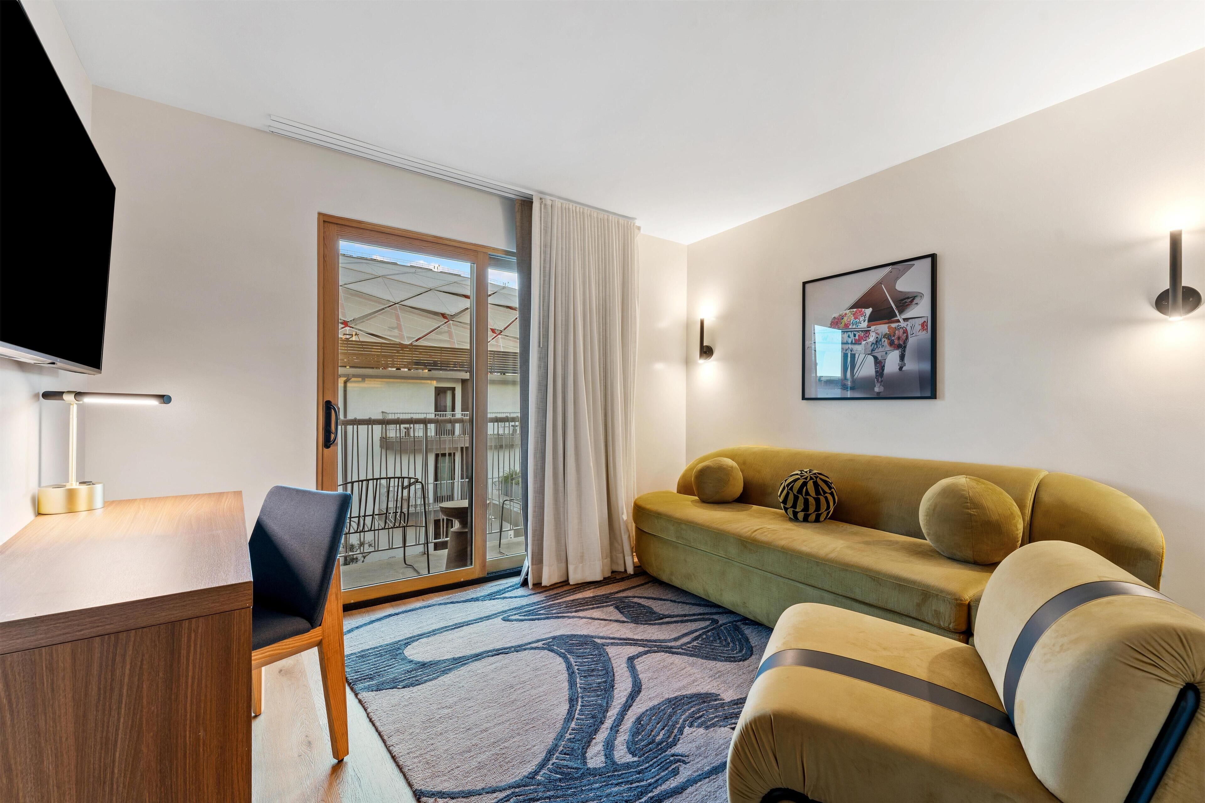 1 slaapkamer, pillowtop-bedden, een kluis op de kamer