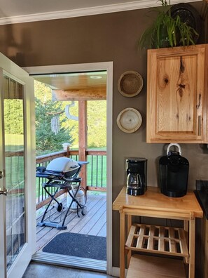 Interior - Private Finger Lakes Getaway with a Pool, Hot Tub, and Sauna, timber frame porch (Conesus)