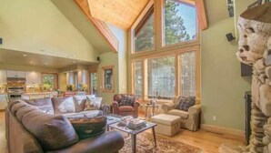 Cabin, 5 Bedrooms | Living room - Idlewood Oasis by Tahoe Mountain Properties (Tahoe Vista)