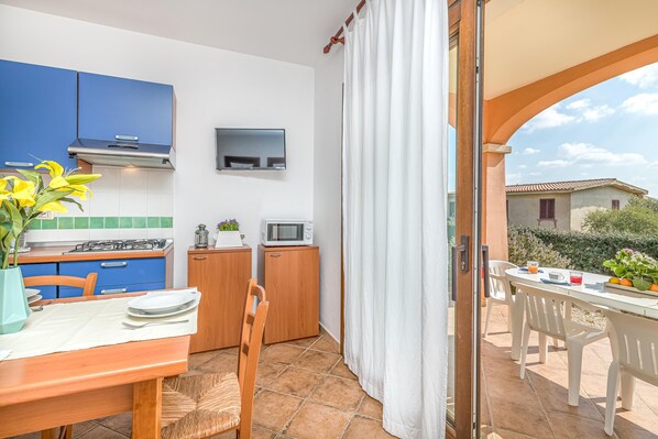 Family Apartment, Multiple Bedrooms, 2 Bathrooms (Le Dimore di Nettuno 3 With Pool) | Terrace/patio - Le Dimore di Nettuno (Olbia)