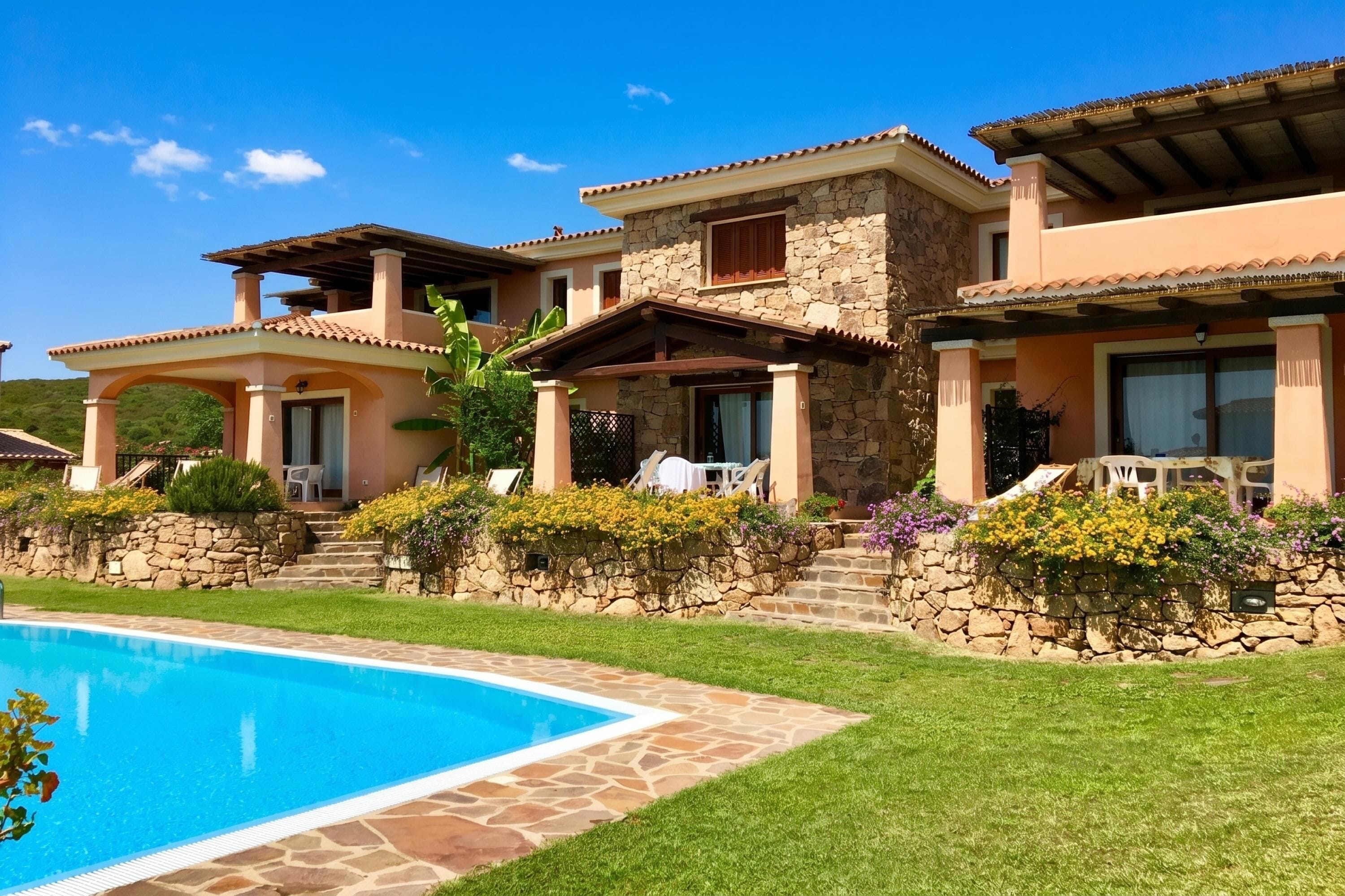 Family Apart Daire, Birden Çok Yatak Odası, 2 Banyolu (Le Dimore di Nettuno 2 With Pool) | Bahçe