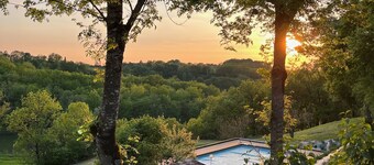 L'antre des Bastides - Charming gîte 4/5 pers - Heated pool & private spa