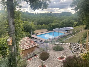 A heated pool - L'antre des Bastides - Charming gîte 4/5 pers - Heated pool & private spa (Saint-Martin-de-Villeréal)