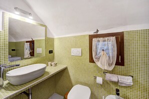 Ducha, secador de pelo, toallas