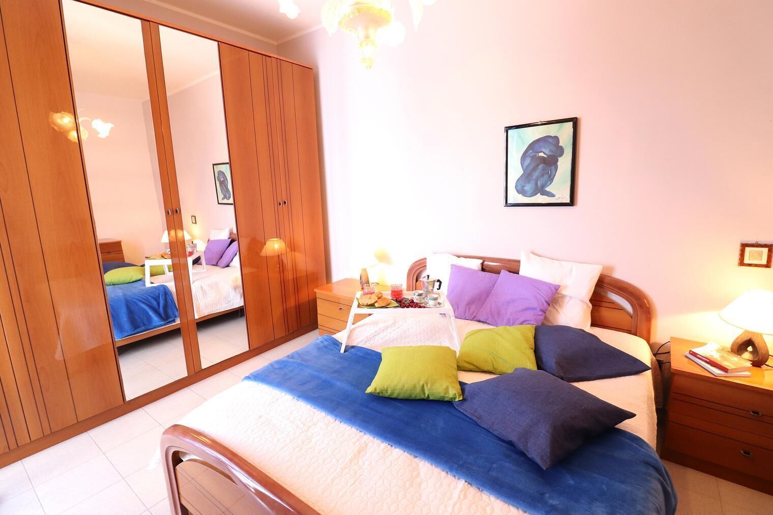 2 chambres, fer et planche à repasser, draps fournis