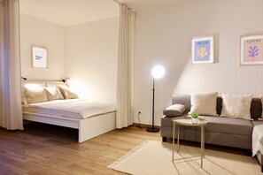 1 chambre, fer et planche à repasser, Wi-Fi gratuit, draps fournis