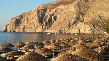 Beach nearby, black sand
