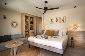 خزنة داخل الغرفة ومكتب وواي فاي مجانًا وملاءات أسرّة