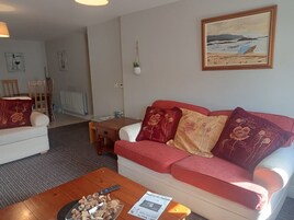 30-inch TV with cable channels