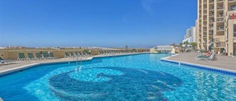 Indoor pool, outdoor pool
