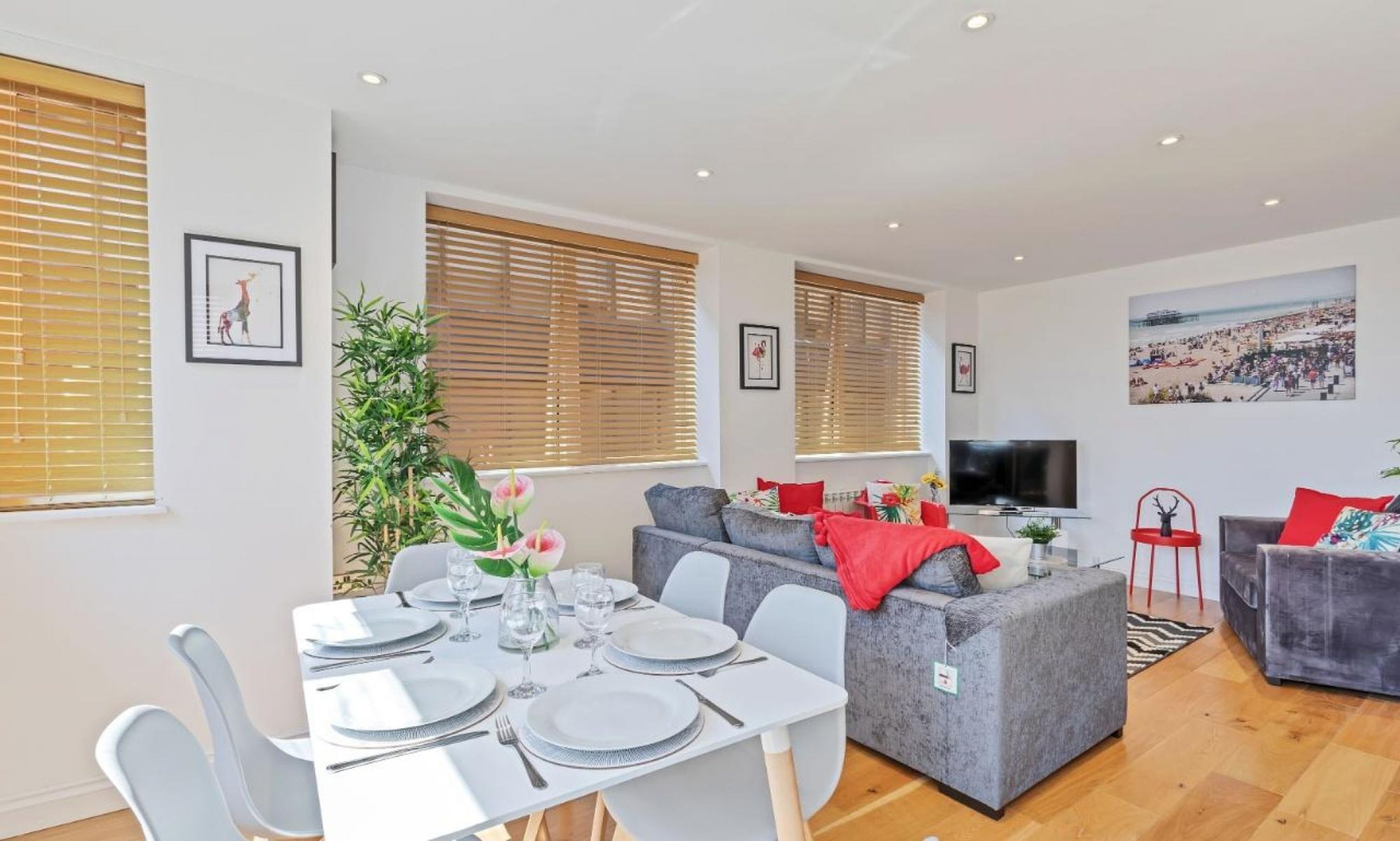 Apartemen | 2 kamar tidur dan Wi-Fi