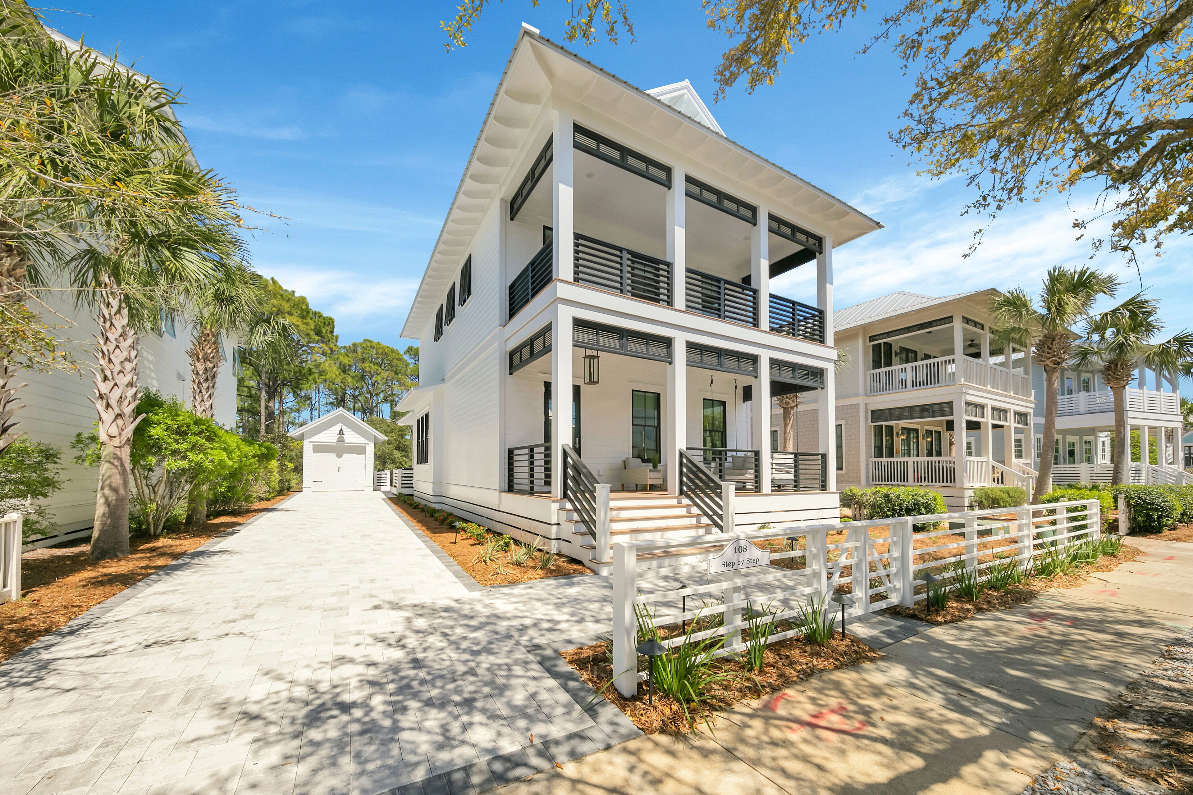 Step By Step: New Exciting Beach Home Steps to Pool and Park
