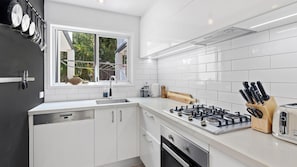 Microwave, oven, dishwasher, toaster
