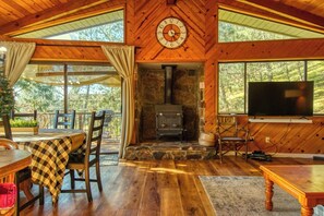 Fernseher, Kamin, Videospiele