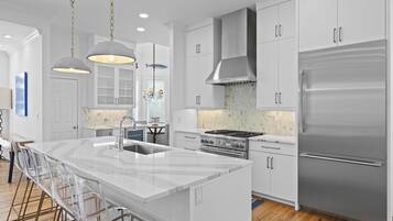 Dishwasher, dining tables