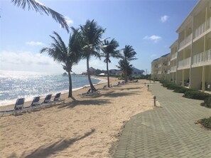 En la playa 