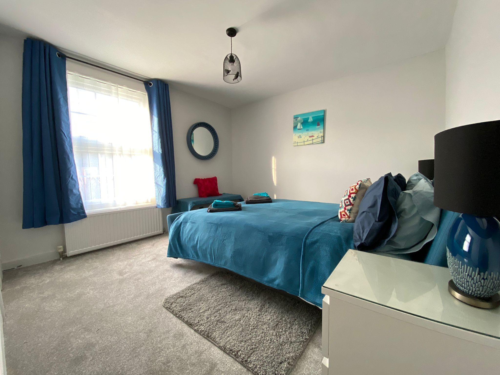 2 bedrooms, iron/ironing board, free WiFi, bed sheets