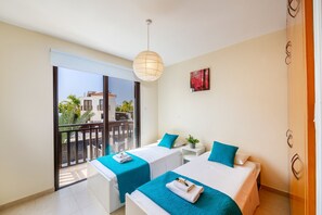 2 bedrooms, in-room safe, iron/ironing board, free WiFi