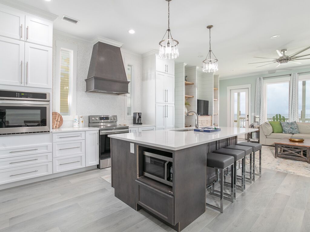 Microwave, ice maker