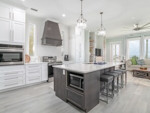 Microwave, ice maker