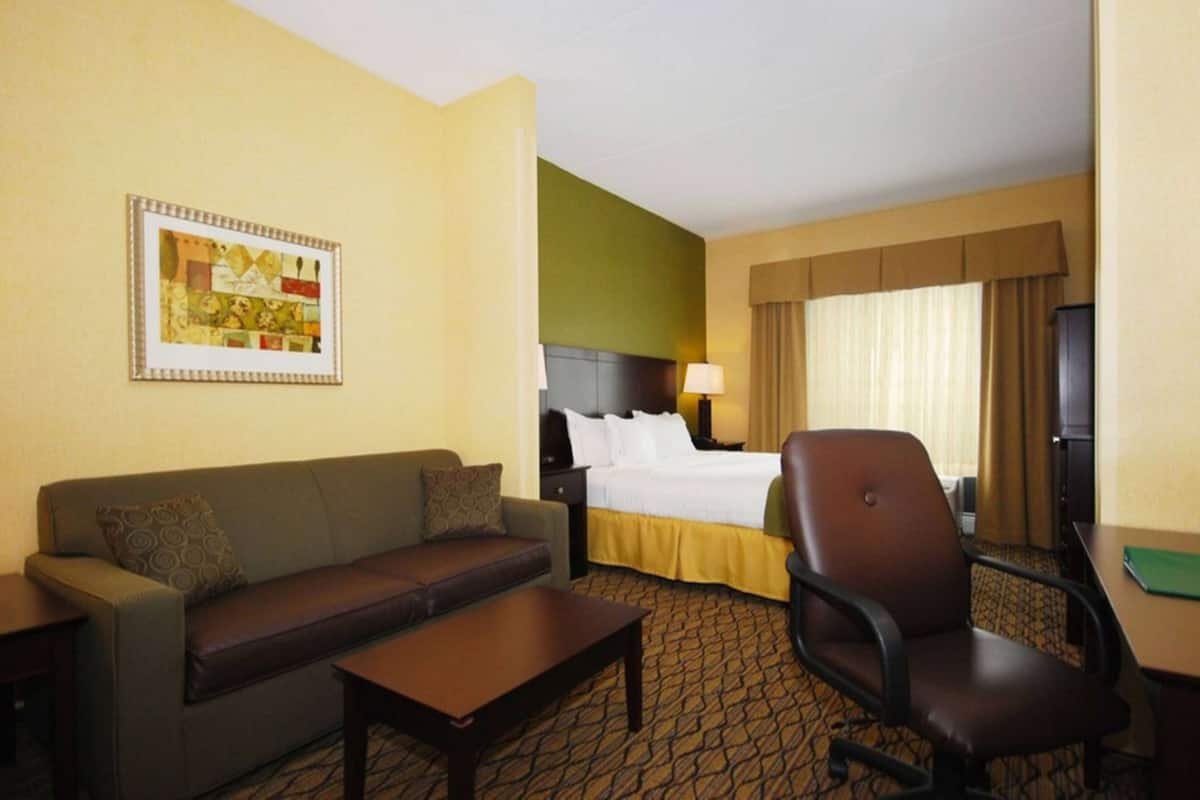 Suite, 1 King Bed, Non Smoking | Egyptian cotton sheets, premium bedding, soundproofing