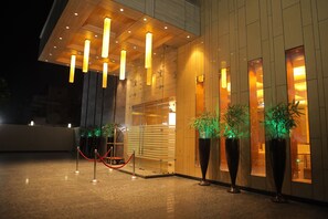 Majoituspaikan julkisivu