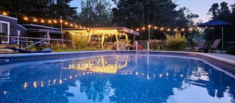Private South Haven Retreat: Wooded Surround, Walk to Beach
