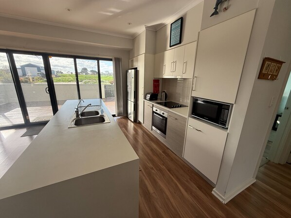 Microwave, oven, dishwasher, toaster