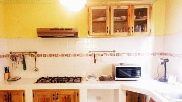 Frigorífico, microondas, placa de cocina y lavavajillas