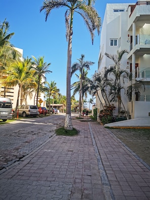 Beach nearby, white sand