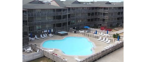 Indoor pool, outdoor pool