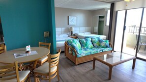 1 bedroom, desk, iron/ironing board, free WiFi - Royal Kuhio 2309 - Upgrade Studio w/ Stunning Ocean Views in Heart of Waikiki! (Waikiki)