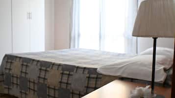 2 bedrooms, bed sheets