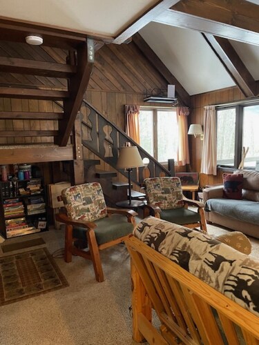 Cozy Chalet at Ski Brule Mountain ski resort in Iron River MI
