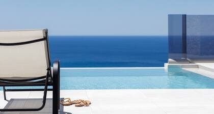 Infinity pool★Seaview★New villa in Falasarna bay
