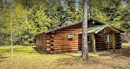 Rustic log cabin