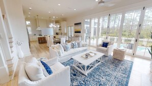 House, 5 Bedrooms | Living room - 109 Vermillion Way By Dune Vacation Rentals (Santa Rosa Beach)