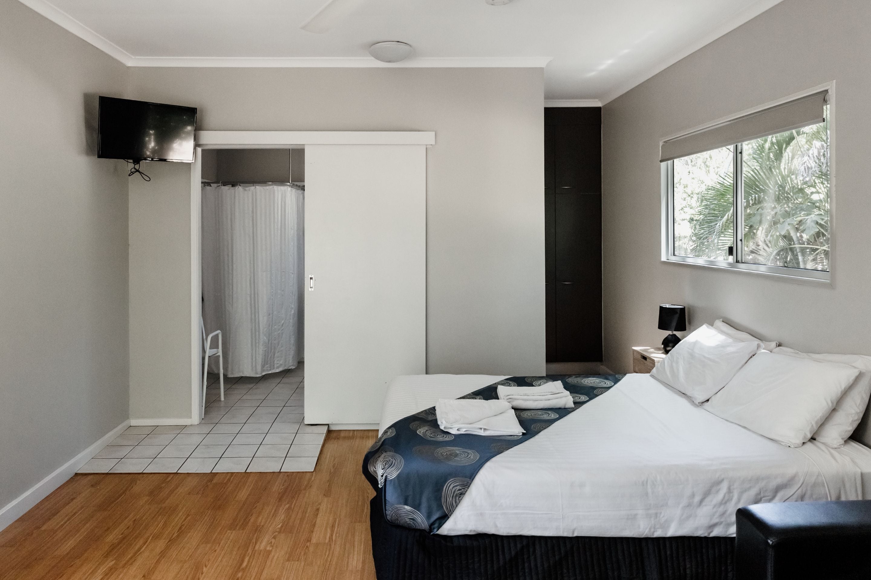 Cabin, phù hợp cho người khuyết tật, có phòng tắm riêng (Sleeps 2) | Bộ trải giường 