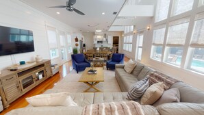 House, 5 Bedrooms | Living room - La Pura Vida 12 Seabreeze Way By Dune Vacation Rentals (Panama City Beach)