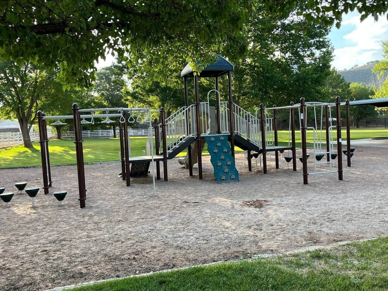 Amenities: Pickle Ball Court, Basketball Half-Court, Pavilion with grill, and Playground.