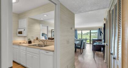 Spacious 2BR Golf Course Condo w/ Large Patio, 4 Queen Beds & Workspaces – Perfect for Any Getaway!