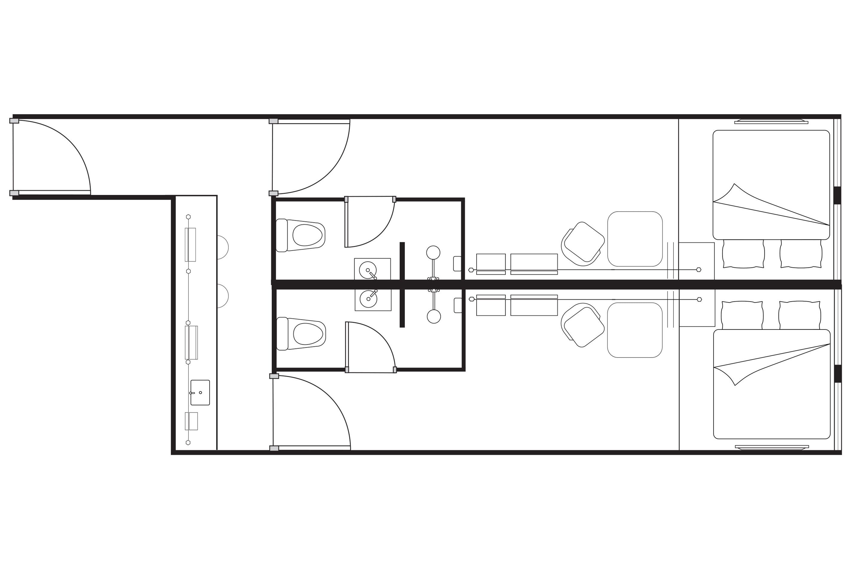 two of a kind | floor plan