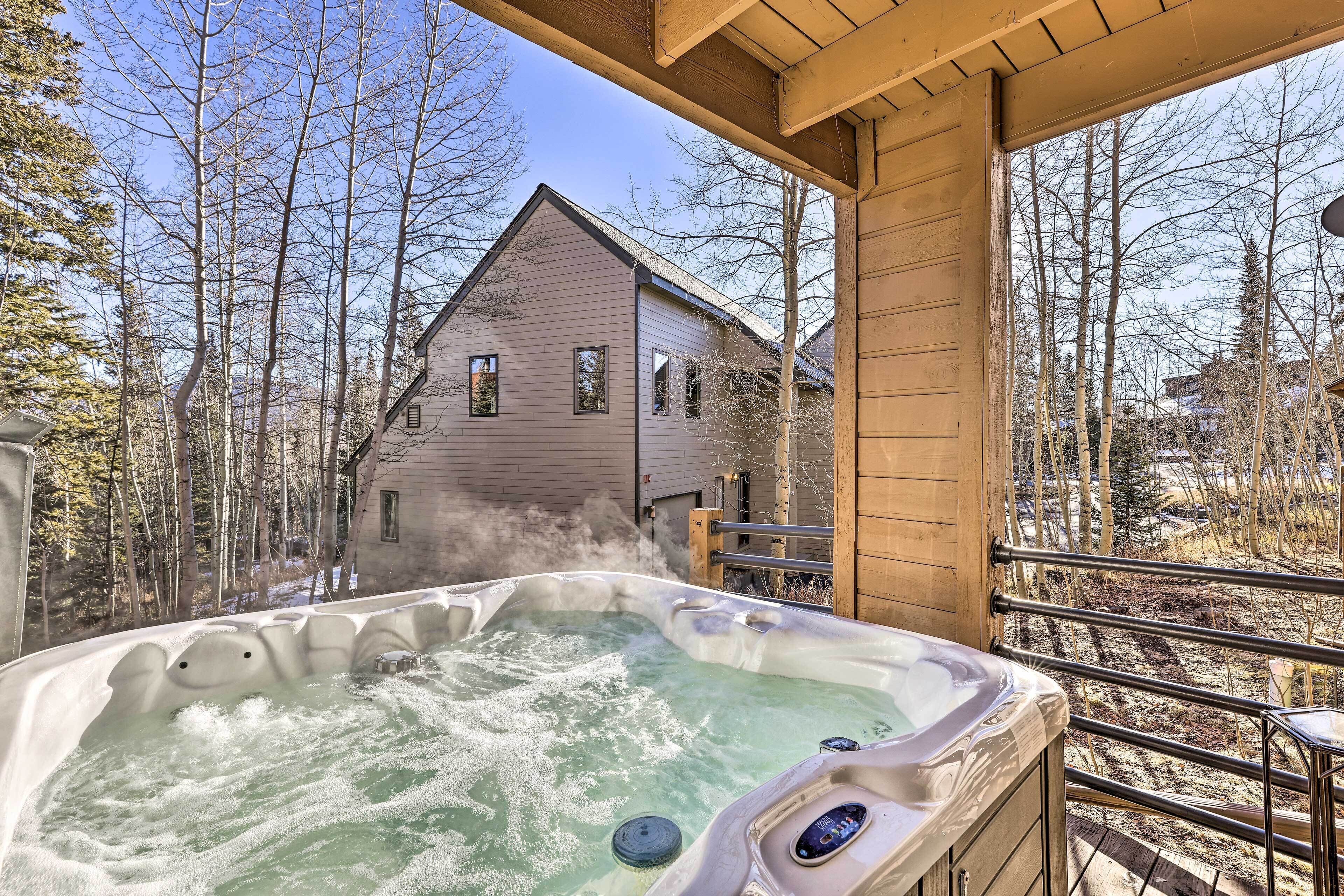 Bain à remous extérieur