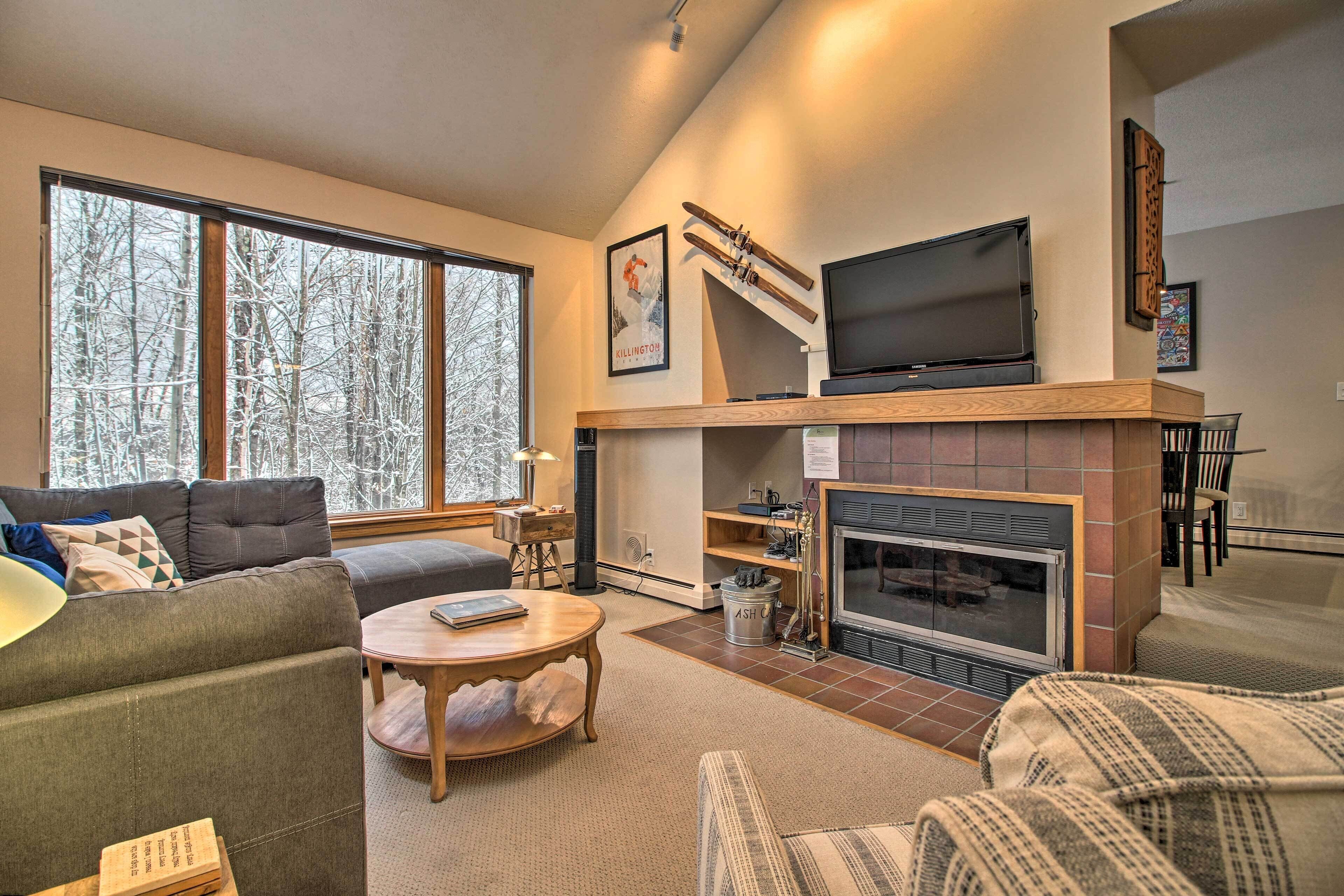 Condo: Deck & Balcony, 4 Mi to 2 Ski Resorts!